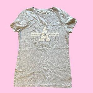 Aeropostale 2017 preppy grey baby tee size medium